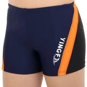 Плавки боксери для хлопчиків для плавання YINGFA вік 4-16 років чорний - 14