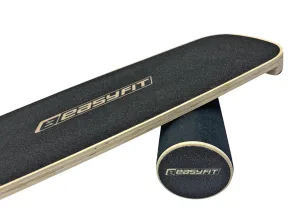 Балансувальна дошка EasyFit баланс борд з валиком чорний