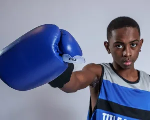 Капа TITLE Boxing Super Shield X2 дитяча прозора до 10 років