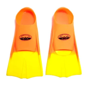 Ласти для плавання розмір 27-29 жовто-жовтогарячий