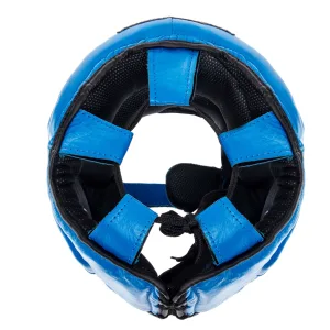 Шолом боксерський з бампером шкіряний TWINS STEEL FRAME Червоний L