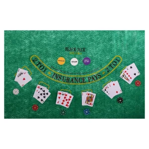 Набір для покеру в металевій коробці 200 фішок