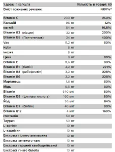 One Vitamin for Men - 60 капсул