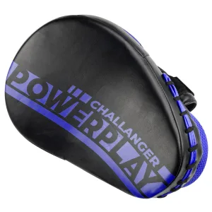 Лапи боксерські PowerPlay 3041 Challanger чорно-сині PU [пара]
