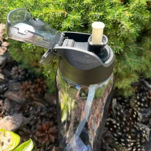 Пляшка для води CASNO 800 мл KXN-1257 чорна