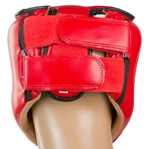 Шолом боксерський EVL відкритий червоний M