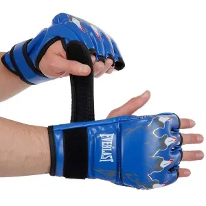 Рукавички для змішаних єдиноборств EVL MMA M - синій