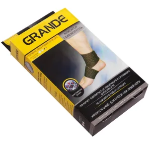Бандаж на гомілковостоп еластичний GRANDE 1 шт чорний