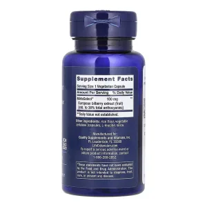 Standardized European Bilberry Extract 100 мг - 90 капсул