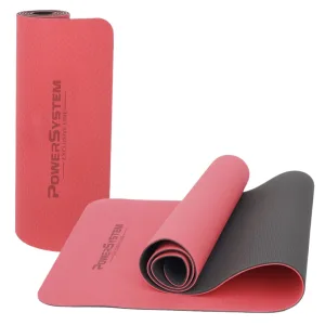 Килимок для йоги та фітнесу Power System PS-4060 TPE Yoga Mat Premium Red 183 х61 х0,6
