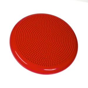 Балансировочная массажная подушка с насосом и коробками красный