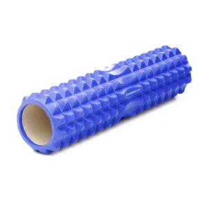 Масажний ролик (роллер) PowerPlay 4406 EVA Massage Roller Синій 45x12 см