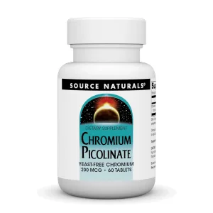 Chromium Picolinate 200 мкг Yeast Free - 60 таблеток
