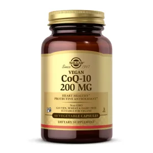 Vegan CoQ10 200 мг 60 вегетаріанських капсул