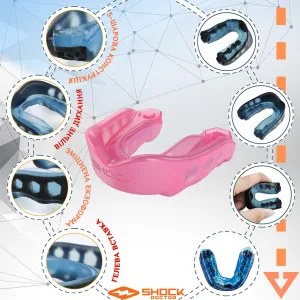 Капа Shock Doctor Gel Max доросла (вік 11+) Hot Pink (art. 6200-PK-AD)