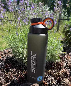 Пляшка для води CASNO - 1000 мл KXN-1243 Сіра