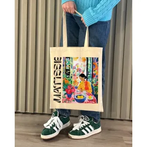 Екощопер BookOpt BK 4110 за мотивами Matisse бежевий