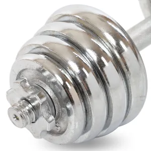 Гантелі розбірні хромовані 2 шт по 10 кг - 2 х 10 кг