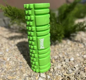 Масажний ролик (роллер) PowerPlay 4342 Massage Roller зелений 30x10 см