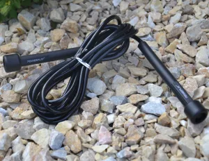 Скакалка PowerPlay 4201 Basic Jump Rope чорна 2,8 m.