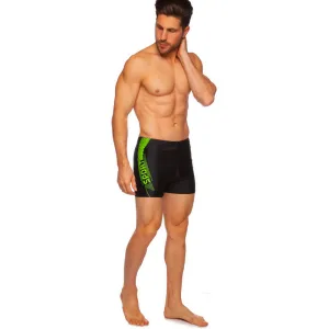 Плавки чоловічі боксери для плавання Sport розмір-L-4XL чорн-зелений 2019-4-1 - XL