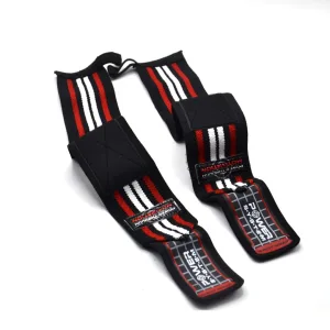 Кистьові бинти Power System PS-3500 Wrist Wraps Red/чорний