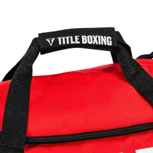 Sports Bag TITLE Boxing Individual Sport Bag Red