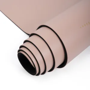 Килимок для йоги каучуковий поліуретан Sport Pro 183 см*68 см*5 мм пудровий