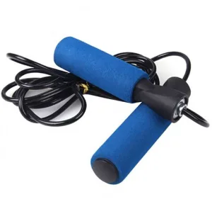 Скакалка для фітнесу синій - 270 см
