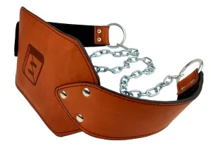 Пояс для обтяжень EasyFit (шкіра) до 200 кг коричневий