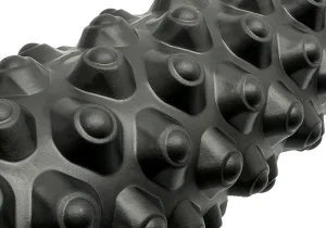 Масажний ролик EasyFit Grid Roller Extreme 33 см чорний