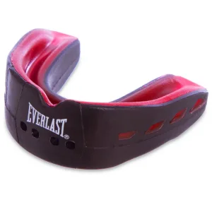 Капа боксерська EVERSHIELD DOUBLE MOUTH GUARD чорно-червона універсальна (оригінал)