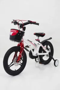 Велосипед Mars 16 дюймів біло-червоний Mars-1wh (ВІТРИНА)