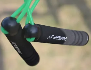 Скакалка PowerPlay 4205 класичний Plus Jump Rope зелена 2,7 m.