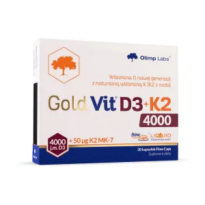 Gold-Vit D3 + K2 (4000 IU/50 µg) - 30 капсул