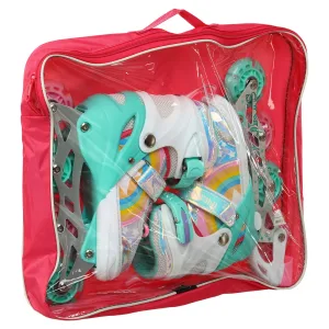 Ролики Best Roller розмір 29-33 рожево-білий 75504-S