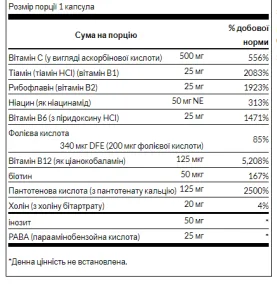 Super Stress B-Complex with Vitamin C - 240 капсул