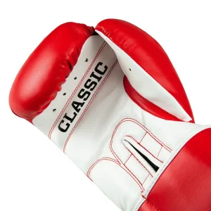 Боксерські рукавиці TITLE Classic Pro Style 3,0 Red/White 14 унцій (капа в комплекті)