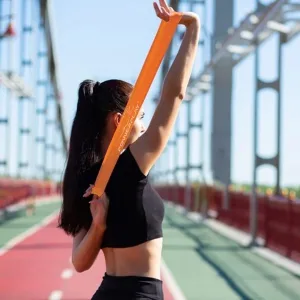 Резинка для фітнесу PowerPlay 4140 Level 1 Stretch Band 1 - 5 кг. помаранчева