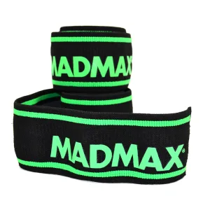 Бинти на коліна MadMax MFA-299 Non slide & slip knee wraps 2,0m Black/Green