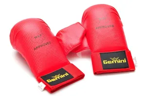 Рукавички накладки для карате Червоний M - Синій