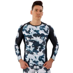 Рашгард лонгслів чоловічий Domino чорний-білий TC210-1 - S