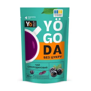 Yogoda Tea без цукру - 40 г смородина