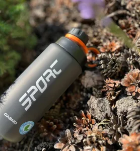 Пляшка для води CASNO - 800 мл KXN-1242 сіра