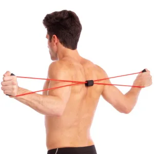 Еспандер EasyFit вісімка трубчастий рожевий