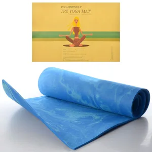 Килимок для фітнесу та йоги PER GPER-8BL 183 см 61 см 8 мм блакитний