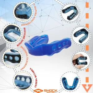Капа Shock Doctor Gel Max доросла (вік 11+) Blue (art. 6150-BLU-AD)