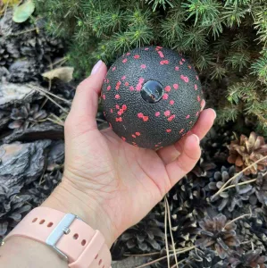 Набір для масажу та йоги PowerPlay PP_4096 (ролик 33*14 + 2-ва мячі) Black + резинка 11 кг.