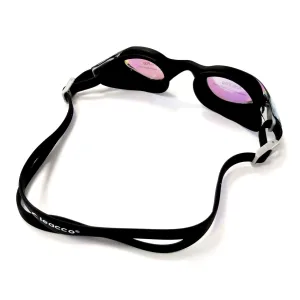 Окуляри для плавання LEACCO хамелеон, чорний-сірий