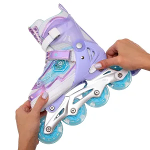 Ролики з захистомрозмір 31-34 бірюзово-фіолетовий 65009-7 S